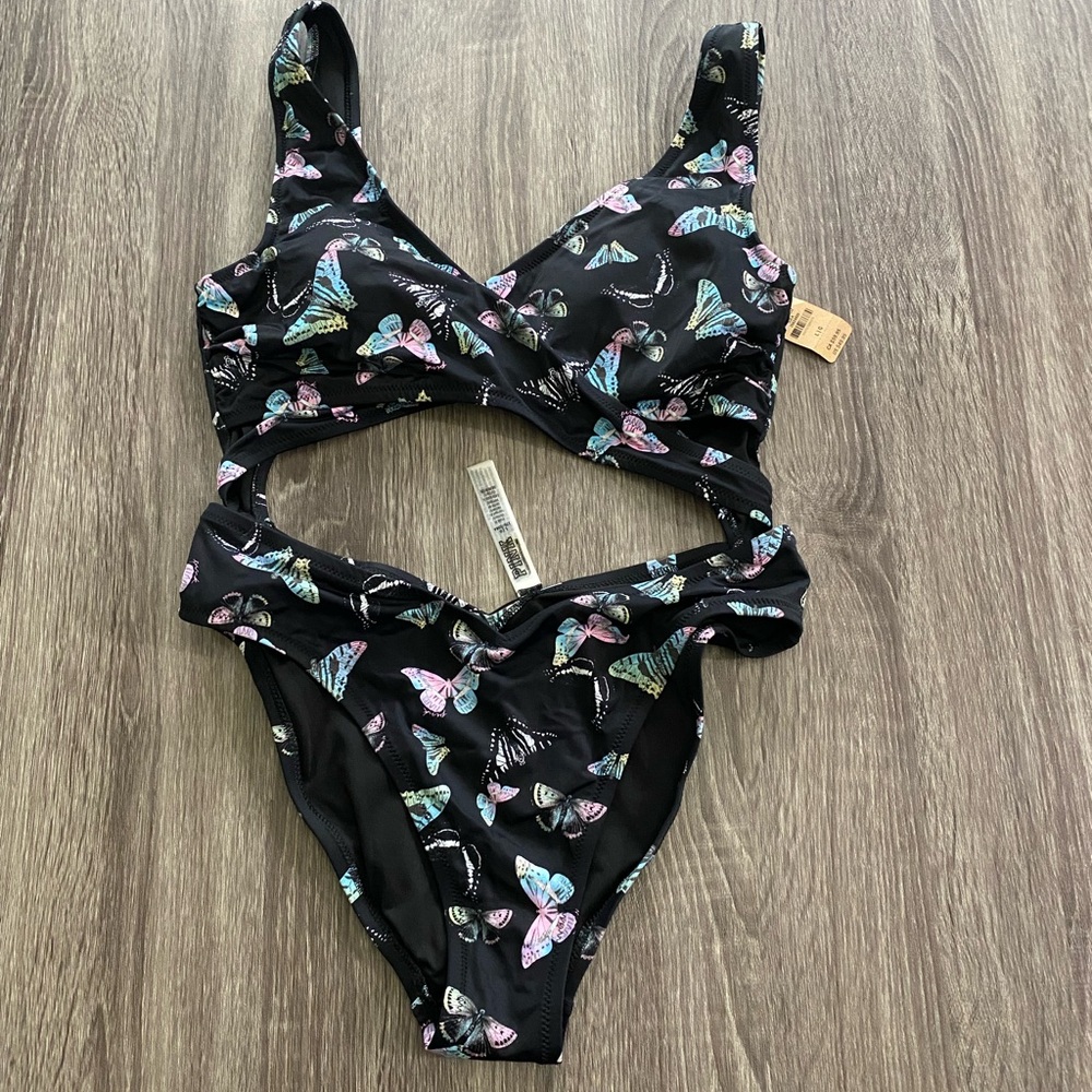 NEW PINK by VS butterfly cut out monokini